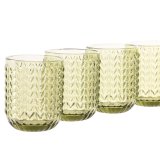 Glasst Home ESPRIT Grn Krystal Med relief 275 ml (6 enheder) #4