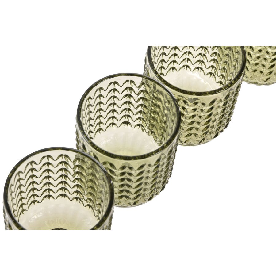 Glasst Home ESPRIT Grn Krystal Med relief 275 ml (6 enheder) #7