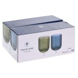 Glasst Home ESPRIT Grn Krystal Med relief 275 ml (6 enheder) #10