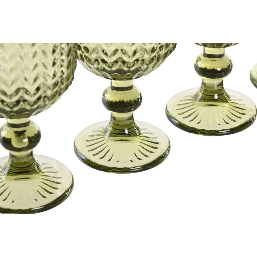 St med glas Home ESPRIT Grn Krystal 260 ml (6 enheder) #4
