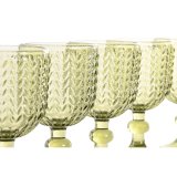 St med glas Home ESPRIT Grn Krystal 260 ml (6 enheder) #7