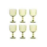 St med glas Home ESPRIT Grn Krystal 380 ml (6 enheder) #1