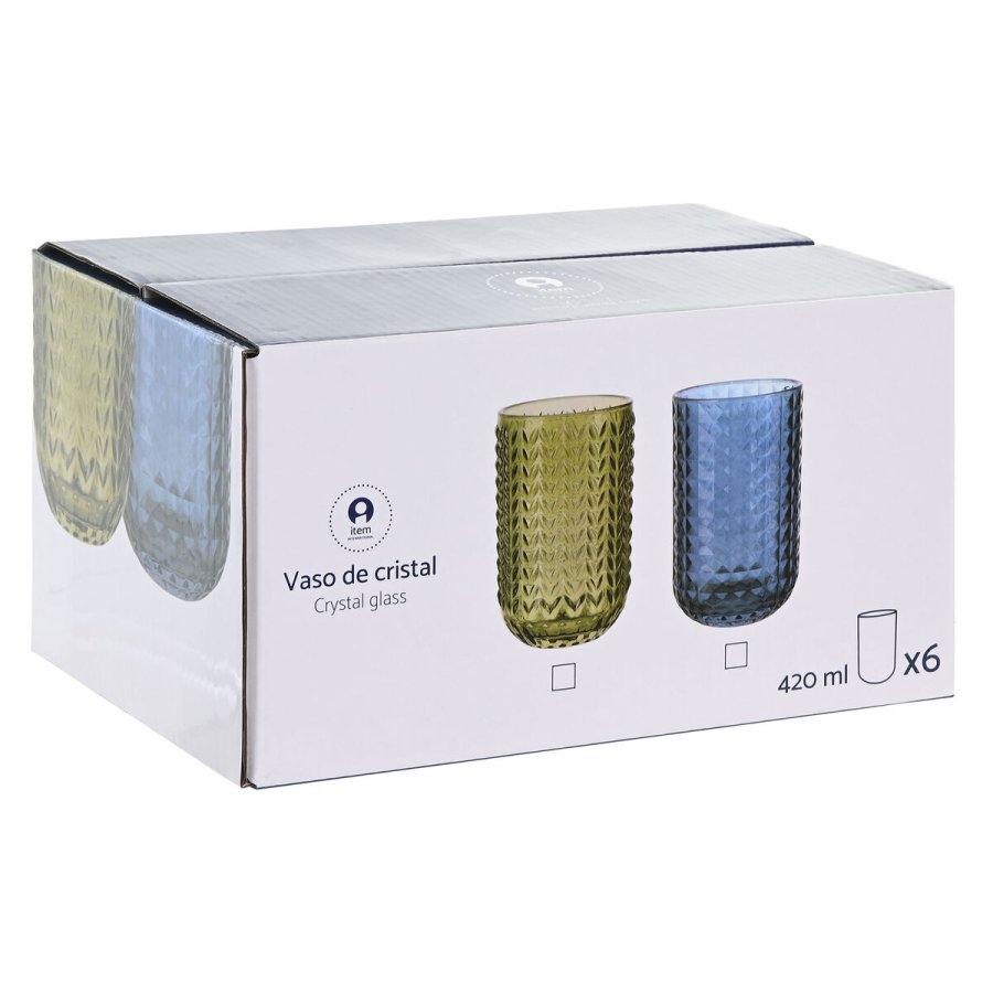 Glasst Home ESPRIT Bl Krystal 420 ml (6 enheder) #10