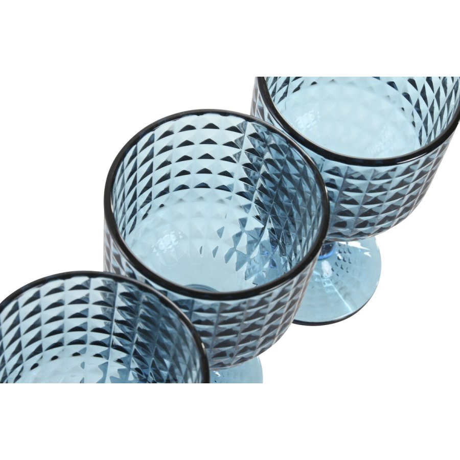 St med glas Home ESPRIT Bl Krystal 380 ml (6 enheder) #10