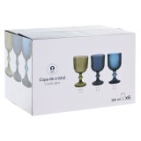 St med glas Home ESPRIT Bl Krystal 380 ml (6 enheder) #13
