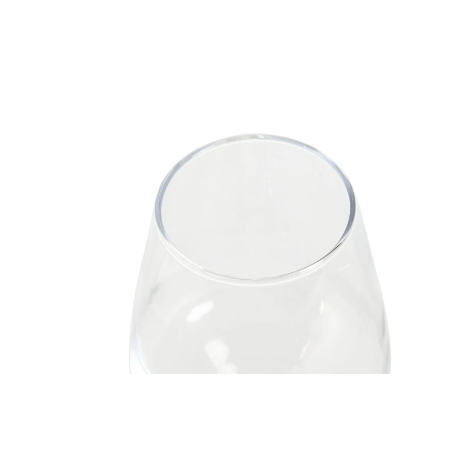 St med vinglas Home ESPRIT Gennemsigtig Krystal 265 ml (6 enheder) #4