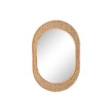 Vgspejl Home ESPRIT Natur Scandi 51,5 x 2 x 77 cm #1