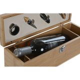 St med Vintilbehr Home ESPRIT Natur Bambus Rustfrit stl #4