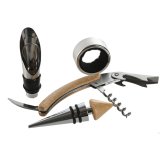 St med Vintilbehr Home ESPRIT Natur Bambus Rustfrit stl #10