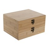 St med Vintilbehr Home ESPRIT Natur Bambus Rustfrit stl #4