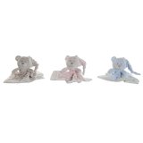 Kramme klud Home ESPRIT 30 x 30 x 8 cm (3 enheder) #1