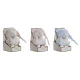 Bamse Home ESPRIT Bl Beige Pink Polyester 20 x 10 x 15 cm (3 enheder) #2