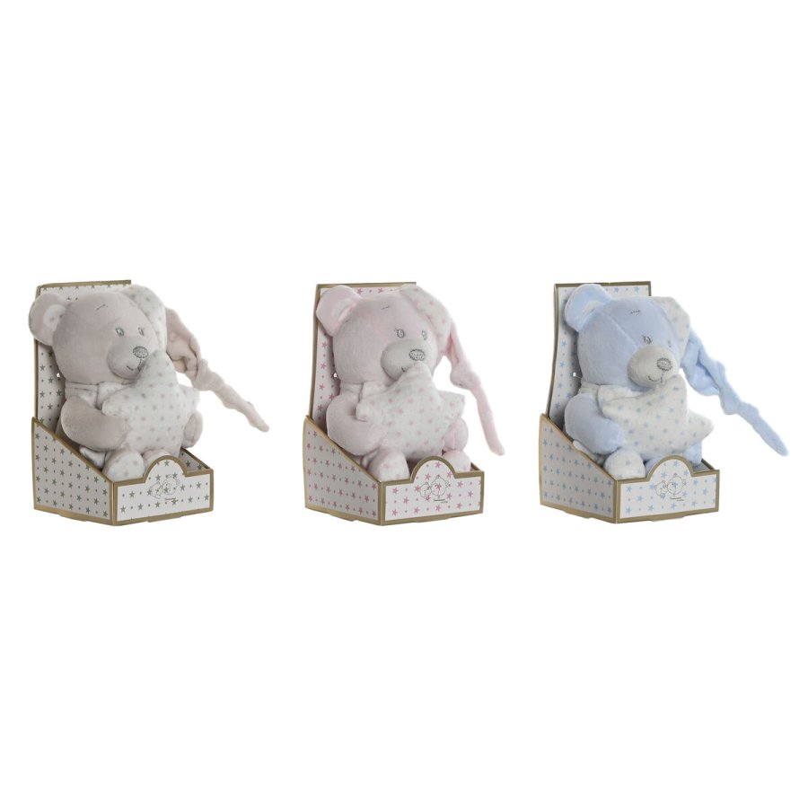 Bamse Home ESPRIT Bl Beige Pink Polyester 20 x 10 x 15 cm (3 enheder) #2