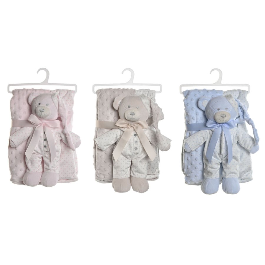 Gavest til baby Home ESPRIT Bl Beige Pink Polyester (3 enheder) #2