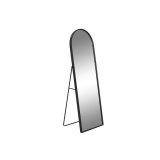 Fritstende spejl Home ESPRIT Sort Krystal Jern 50 x 4 x 150 cm #1