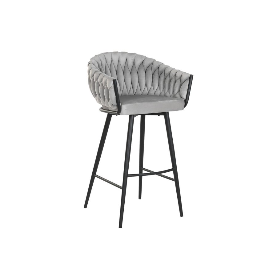 Taburet Home ESPRIT Sort Gr Metal 58 x 53 x 101 cm #1