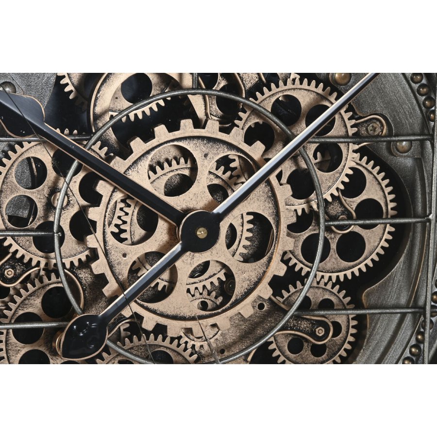 Vgur Home ESPRIT Gylden Slvfarvet Krystal Jern Vintage 66,5 x 8,5 x 66,5 cm #3