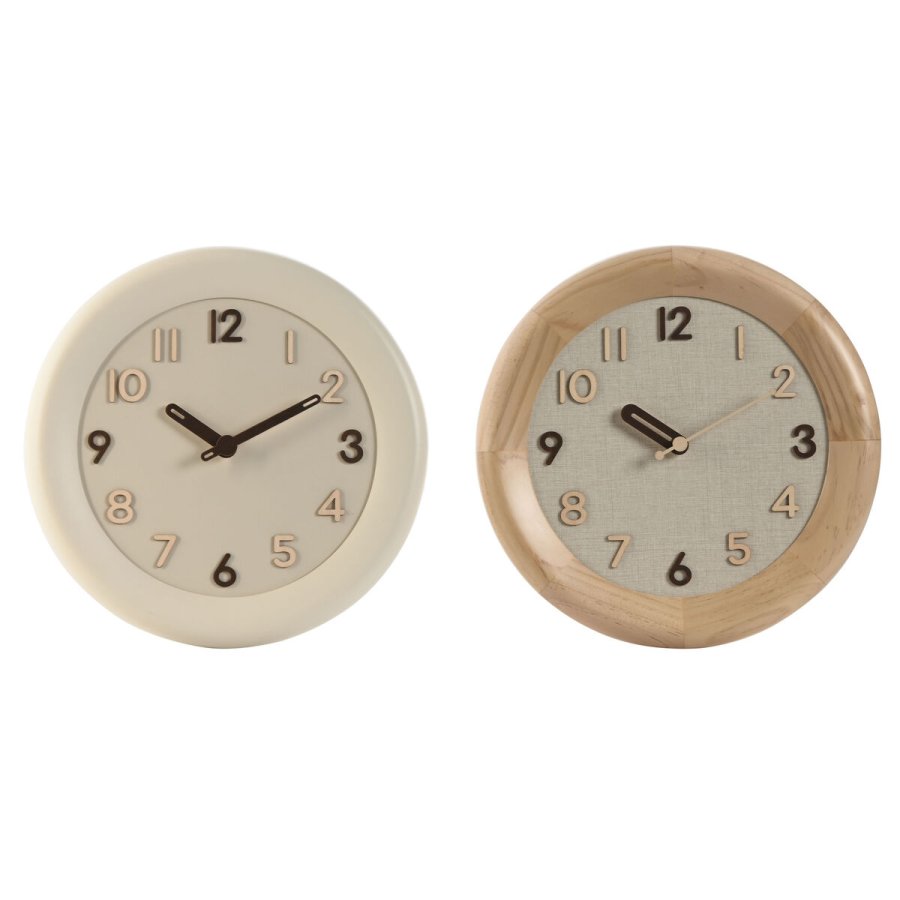 Vgur Home ESPRIT Beige Natur Tr 30 x 5 x 30 cm (2 enheder) #1