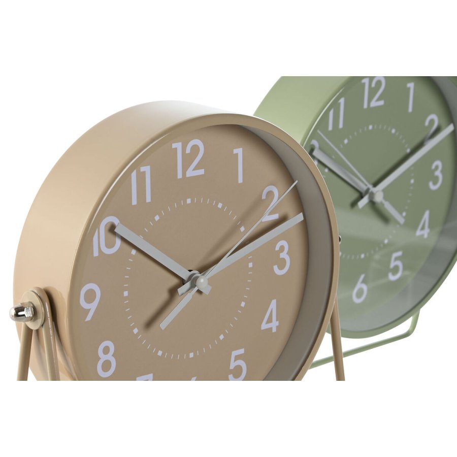 Namizna ura Home ESPRIT Beige (2 enheder) #5