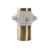 Bordlampe Home ESPRIT Hvid Gylden 50 W 220 V #3