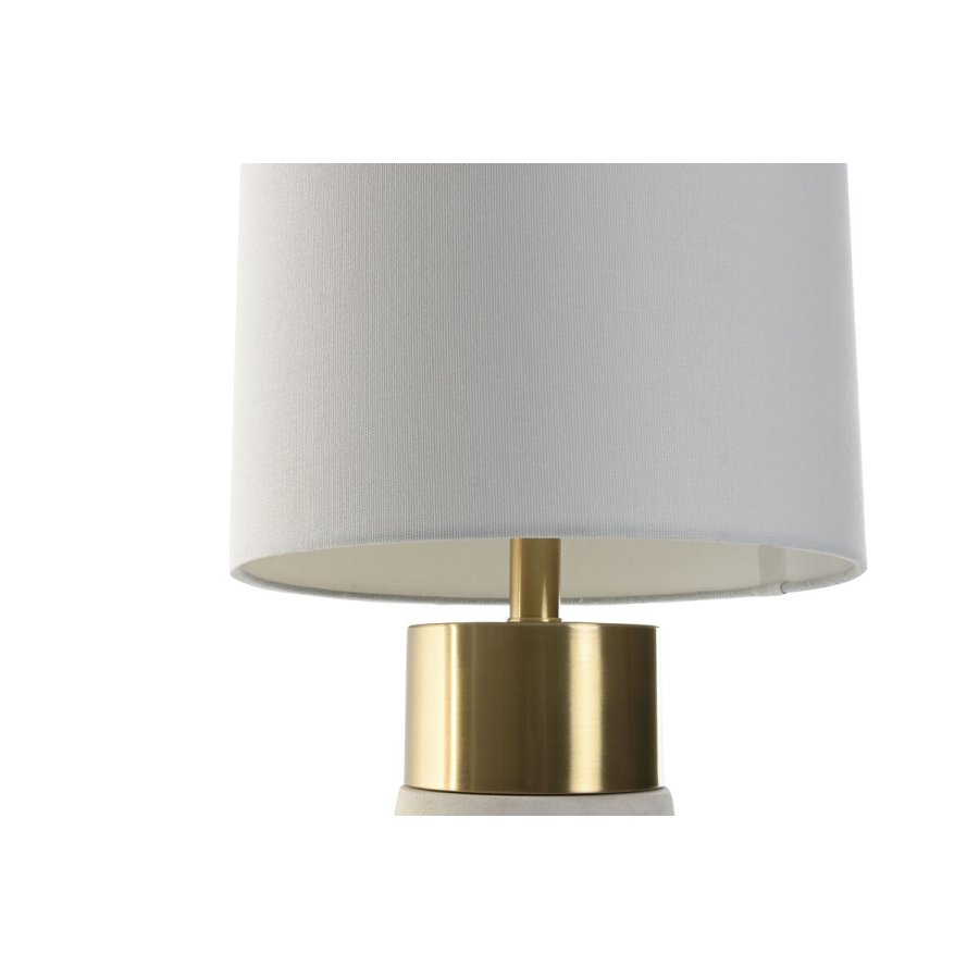 Bordlampe Home ESPRIT Hvid Gylden 50 W 220 V #4