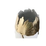 St med 3 Vaser Home ESPRIT Hvid Gylden Metal 21 x 21 x 55 cm (3 Dele) #3