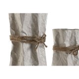 St med 3 Vaser Home ESPRIT Beige Metal Tov 17 x 17 x 54 cm (3 Dele) #2