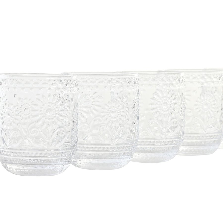 Glasst Home ESPRIT Gennemsigtig Krystal Med relief 360 ml (6 enheder) #4