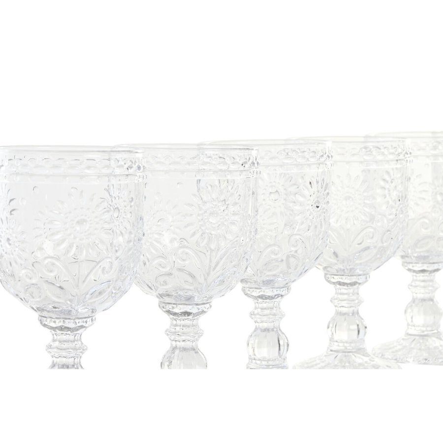 St med glas Home ESPRIT Gennemsigtig Krystal 270 ml (6 enheder) #4