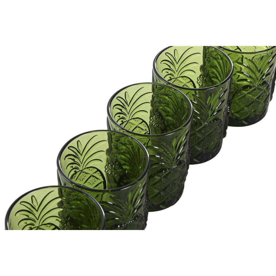 Glasst Home ESPRIT Grn Krystal Med relief 300 ml (6 enheder) #7