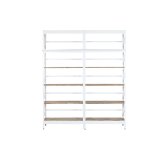 Hylder Home ESPRIT Hvid Natur Metal Mangotr� 180 x 35 x 220 cm #3