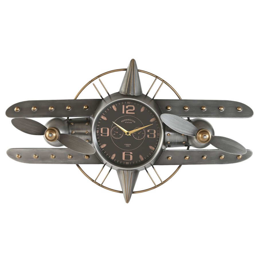 Vgur Home ESPRIT Gylden Slvfarvet Metal Fly Vintage 77,5 x 15 x 46 cm #1