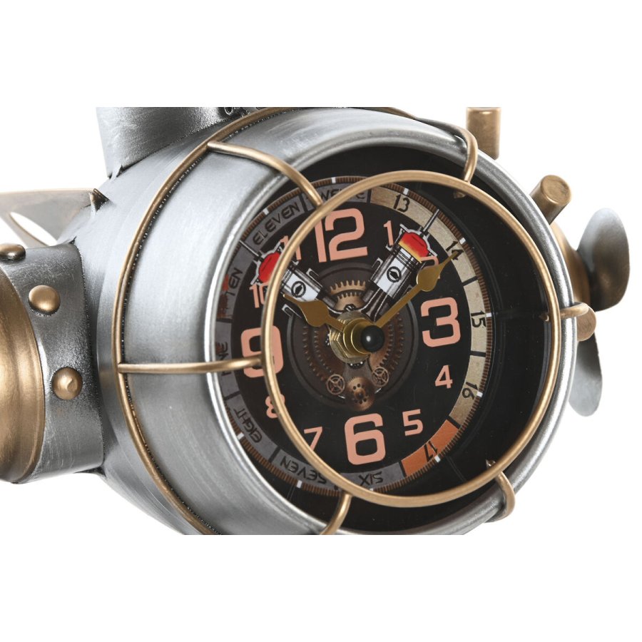 Namizna ura Home ESPRIT Gylden Slvfarvet Fly Vintage #2