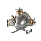 Namizna ura Home ESPRIT Gylden Slvfarvet Fly Vintage #4