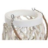 Lyseholder Home ESPRIT Hvid Tr Krystal 35 x 35 x 32 cm (2 enheder) #2