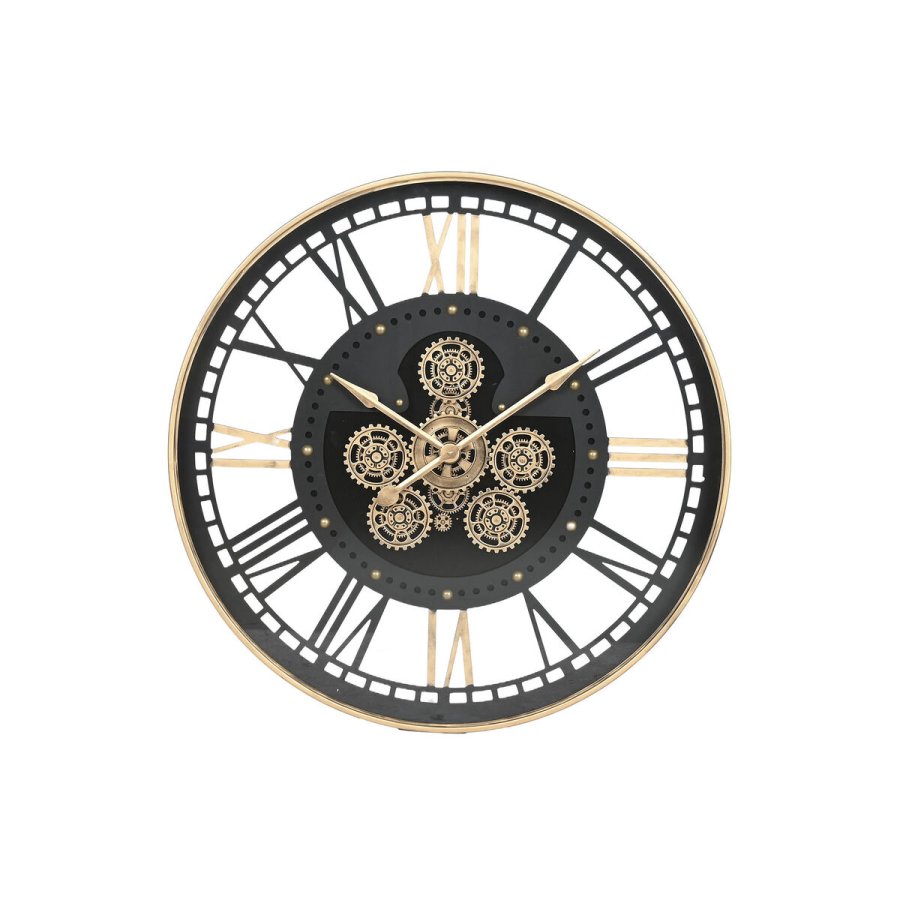 Vgur Home ESPRIT Sort Gylden Metal Krystal 100 x 9 x 100 cm #1