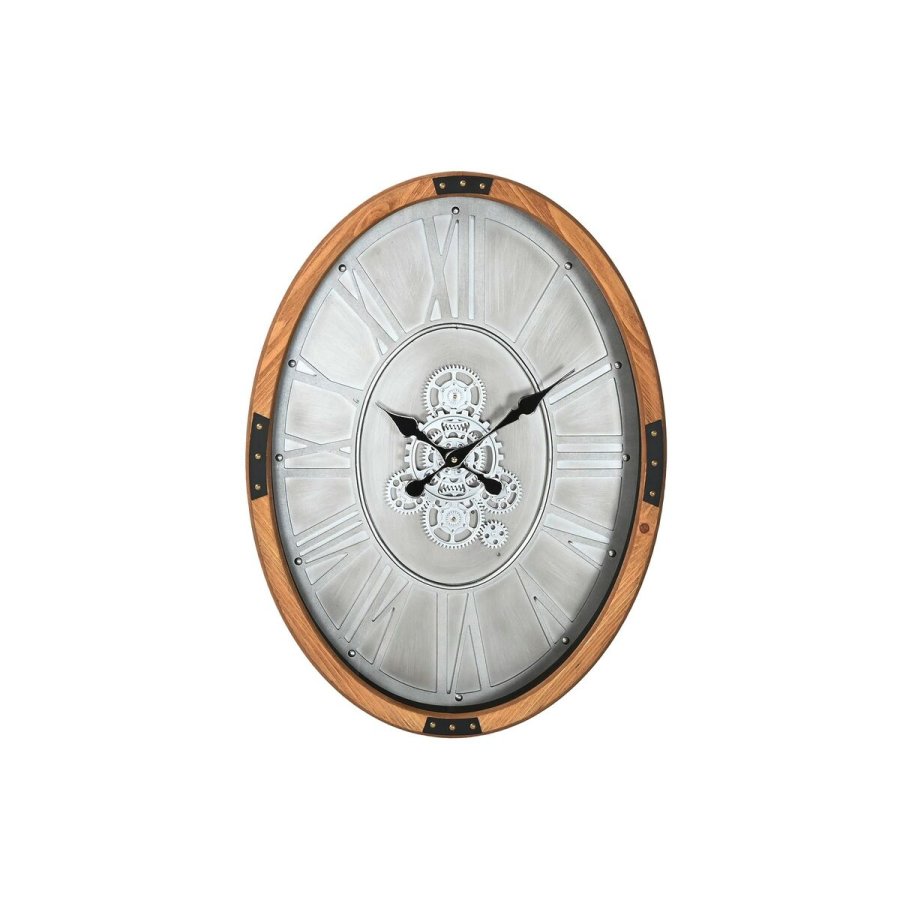 Vgur Home ESPRIT Slvfarvet Natur Metal Krystal Fyr 50 x 8 x 68 cm #1