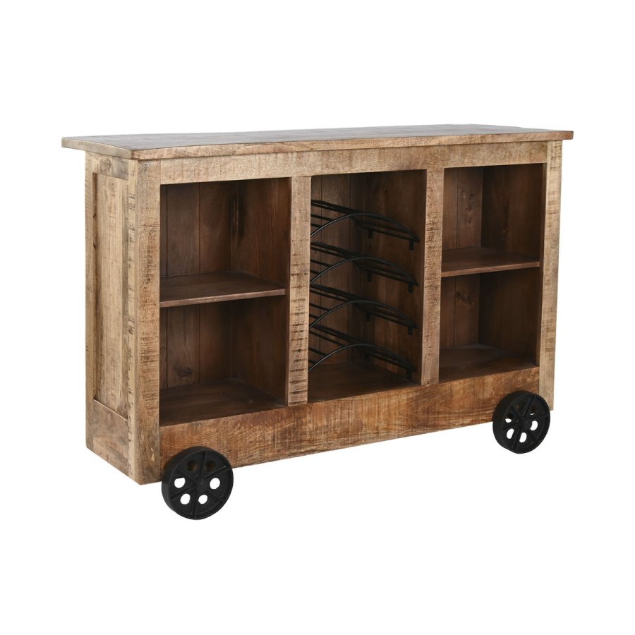 Bar-mbler Home ESPRIT Sort Natur 145 x 53 x 100 cm #1