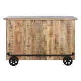 Bar-mbler Home ESPRIT Sort Natur 145 x 53 x 100 cm #4