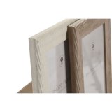 Fotoramme Home ESPRIT Beige Natur Krystal polystyren Urban (4 enheder) #2