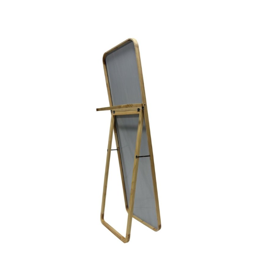 Pkldningsspejl Home ESPRIT Natur Krystal Fyrretr 52 x 40 x 167 cm #5