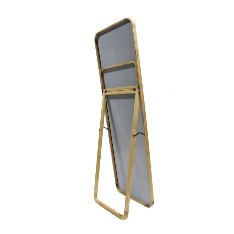 Pkldningsspejl Home ESPRIT Natur Krystal Fyrretr 52 x 40 x 167 cm #9