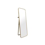 Pkldningsspejl Home ESPRIT Natur Krystal Fyrretr 52 x 40 x 167 cm #1