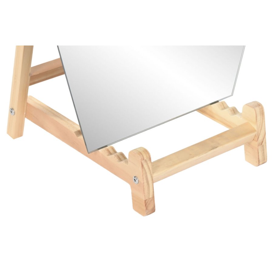 Pkldningsspejl Home ESPRIT Natur Krystal Fyrretr 50 x 10 x 150 cm #17