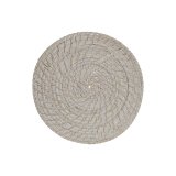 Dkkeserviet Home ESPRIT Hvid Natur Bambus Spanskrr 34 x 34 x 1,5 cm #1