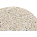 Dkkeservietter Home ESPRIT Hvid Natur Bambus Spanskrr 40 x 30 x 1 cm #4