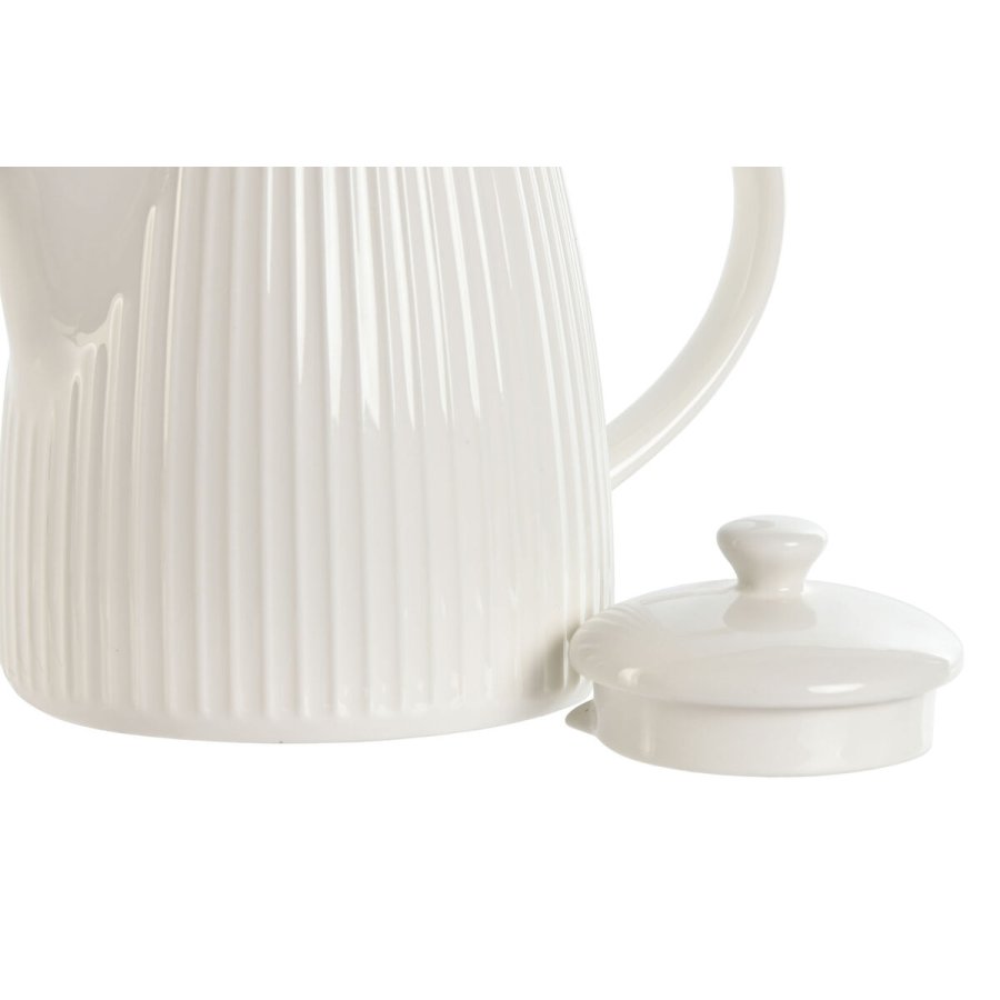 Tekande Home ESPRIT Hvid Porceln 1 L #4