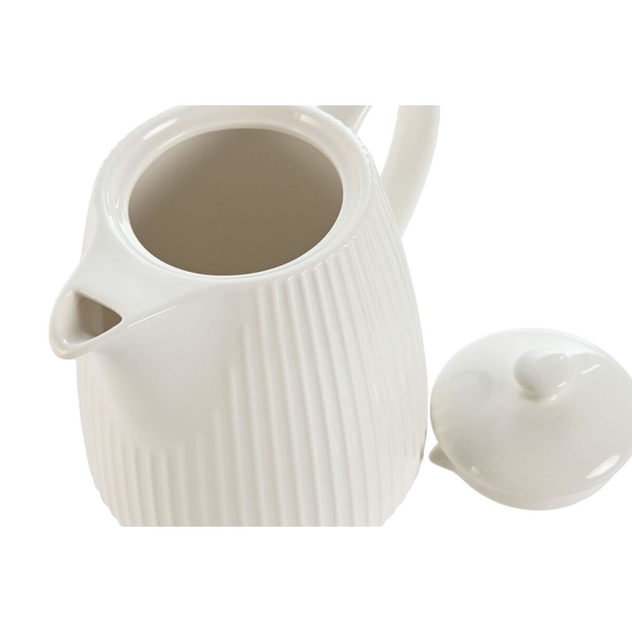 Tekande Home ESPRIT Hvid Porceln 1 L #7