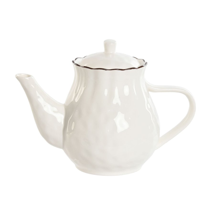 Tekande Home ESPRIT Hvid Brun Porceln 1 L #1