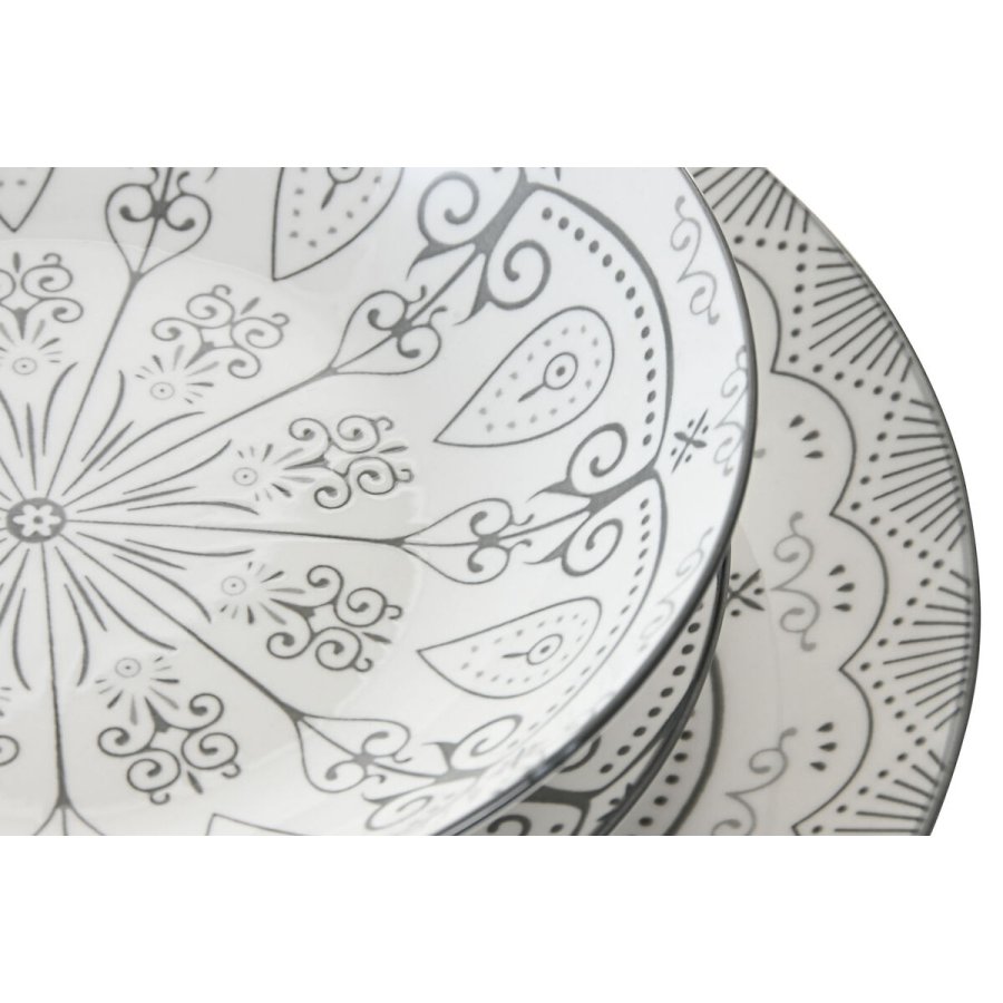 Spisestel Home ESPRIT Lysegr Porceln Scandi 18 Dele #7